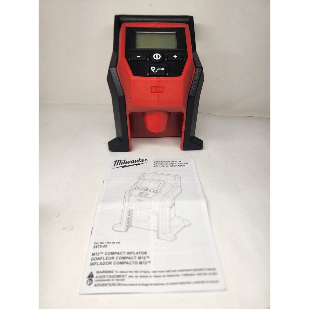 COPY - Milwaukee 2475-20 M12 12 Volt Cordless Compact Inflator New Open Box To…